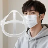 마스크 실리콘 가드 C형 지지대 덴탈 비말 차단 거치대 브래킷 얼굴 성인 공용