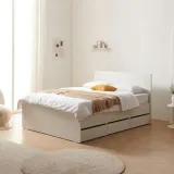 디포랙 높은 2단 서랍 침대 Q (매트리스미포함)