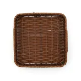 베스트 사각 라탄짜임 트레이(22cm) 소품 라탄바스켓