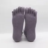 여성용 발가락 장목양말 보라색색 5켤레
