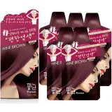 염모제 셀프 염색 4색상 샴푸형 염색제 5개 세트