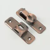 슬라이딩 문걸쇠 잠금장치 C2(브론즈) 도어걸쇠