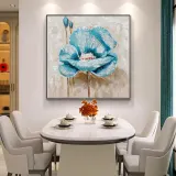 인테리어 입체 플라워 캔버스 그림액자(80cm*80cm)