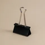 문구존 블랙 더블클립 24p 서류 집게클립