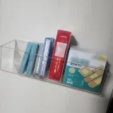 벽걸이형 투명 수납 약품 보관함