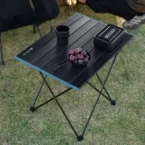 접이식 롤테이블+바스켓 56cm(블랙+블루)
