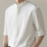 차이나 카라 남방 루즈핏 반팔셔츠 캐주얼셔츠 와이셔츠 여름 정장셔츠