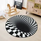 트랩존 3D 입체 착시매트(80cm) 트릭아트 카페트
