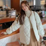 여성 숏패딩 누빔 점퍼 3색 베이직 겨울 아우터
