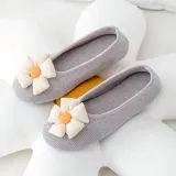 플라워 덧신 슬리퍼