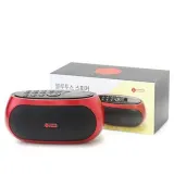 롯데 핑키-30/레드 휴대용 미니 블루투스스피커 FM라디오 USB/TF카드 재생 AUX지원
