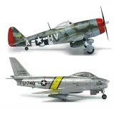 아카데미 1대72 P-47D 앤 F-86E 가브레스키 (12530)