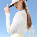 썬아웃 자외선차단 쿨토시(화이트) 롱 아이스슬리브