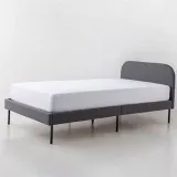 싱글 침대 프레임 패브릭 침대 프레임 원룸 모던 침실 공간