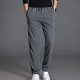 남성 기모 바지 일자형 트레이닝 팬츠 그레이