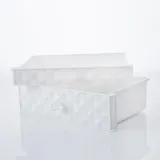 다이아 2단서랍 화장품 정리함 뚜껑형 화장대수납함