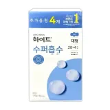 화이트 생리대 이중 샘방지 날개형 슬림 대형 32개입