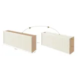 접이식 다용도 종이 진열장(200cm*80cm)