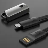 QC 30W A to C 고속충전 키링 케이블 휴대용 숏 충전