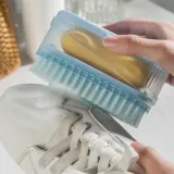 핸드 세탁솔 거품롤러 빨래비누 케이스(블루) 비누통