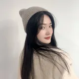 브랜뉴 니트 비니(브라운) 겨울모자