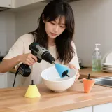 자동차 드릴 스펀지 패드 폼 버핑 왁싱 컴파운드 작업용 도포 제거 폼패드