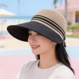 니트 보닛햇 마스크걸이 바캉스모자 휴양지 자외선차단모자 여름 모자