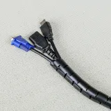 3m 스피드 전선정리 스네이크 커버 2p(22mm) 컴퓨터선
