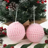 핑크블라썸 패브릭 장식볼 2P(10cm) (러블리)