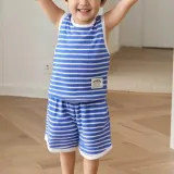 유아 키즈 나시 셋업 민소매 아동 여름 상하복 테리 소재