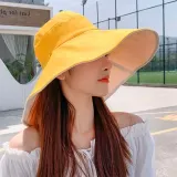 데이즈 양면 버킷햇(옐로우/베이지) 리버서블 모자
