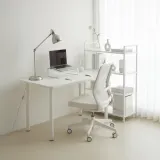 미니멀 화이트 책상 일자형 컴퓨터책상