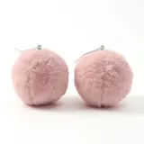 핑크블라썸 패브릭 장식볼 2P(10cm) (복슬폼폼이)