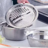 믹싱볼 채반 채칼 세트 26CM 스테인레스볼 채칼세트