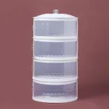주방 음식보관 케이스 4단 간식 음식커버
