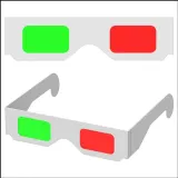 3D 입체안경 적녹10개