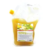 텃밭 레몬 바질 샐러드 드레싱 냉장 1.2kg