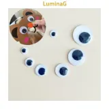 스티커 DIY 6mm 100p 만들기 인형 부자재 눈알 문구