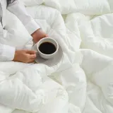 JMds 해피니 내추럴 비비드 차렵이불 퀸 Q (화이트)