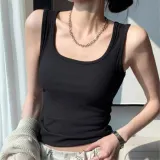 쫀쫀한나시 스퀘어넥 민소매 편한 이너