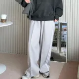 와이드 통바지 밴딩 팬츠 남녀공용 두줄 라인 추리닝 트레이닝복