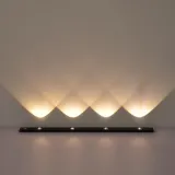 USB충전 무선 동작감지 LED 센서등(50cm) (블랙)