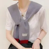숄 간절기 가디건 코디 스타일 여성 심플 망토 출산용 케이프
