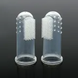 반려동물 실리콘 손가락 칫솔 10p 강아지 고양이 양치