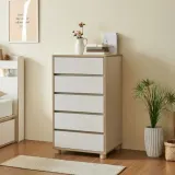 가구산책 서랍장 5단 500 (원목발 포함) DN7811