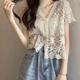 루나 크로셰 빈티지 가디건