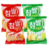 크라운제과 참쌀설병 128g+참쌀선과 115g 각2개(총4개)