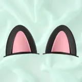 바이크 동물귀 장식용 파츠 액사서리 헬멧 액세서리