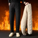 남성 기모 트레이닝 팬츠 겨울 방한 작업 바지 남자 언더웨어