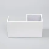 더베스트 가죽 데스크 오거나이저 소품 펜꽂이 화이트